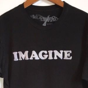 rare vintage John Lennon Yoko Ono IMAGINE Worn Free tee